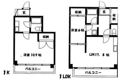 ハイマート小松島の間取り